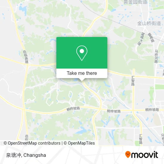 泉塘冲 map