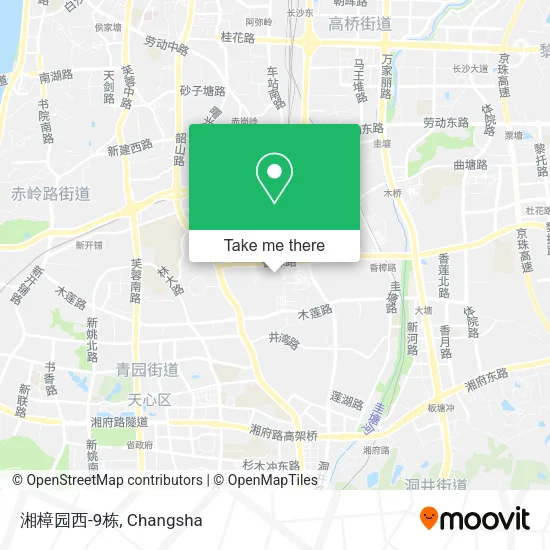 湘樟园西-9栋 map