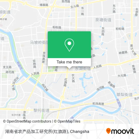 湖南省农产品加工研究所(红旗路) map