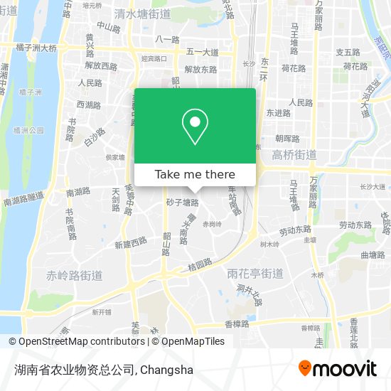 湖南省农业物资总公司 map