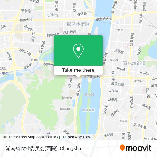 湖南省农业委员会(西院) map