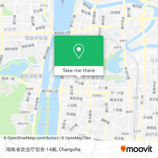 湖南省农业厅宿舍-14栋 map