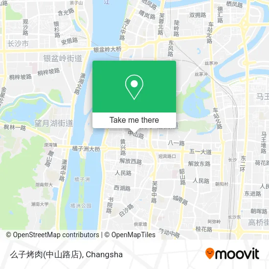 么子烤肉(中山路店) map