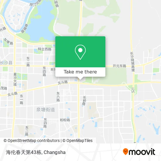 海伦春天第43栋 map