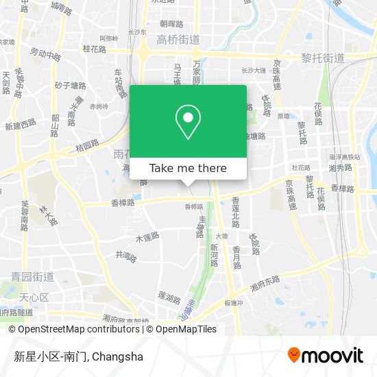 新星小区-南门 map