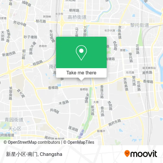 新星小区-南门 map