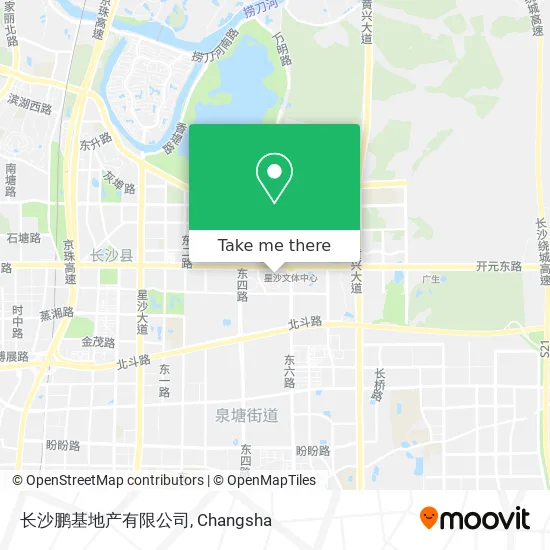 长沙鹏基地产有限公司 map