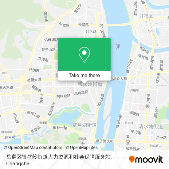 岳麓区银盆岭街道人力资源和社会保障服务站 map