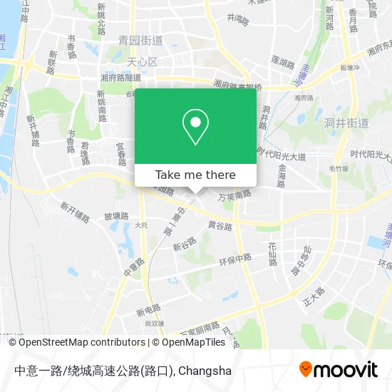 中意一路/绕城高速公路(路口) map