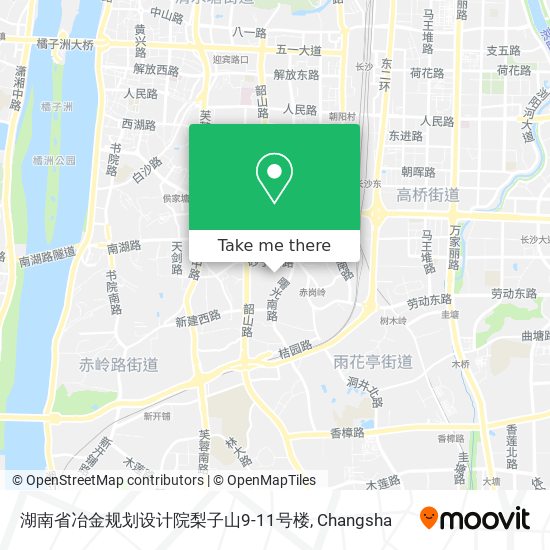 湖南省冶金规划设计院梨子山9-11号楼 map