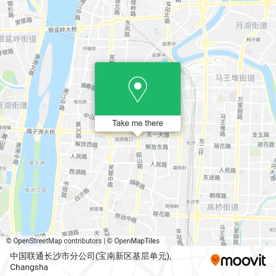 中国联通长沙市分公司(宝南新区基层单元) map