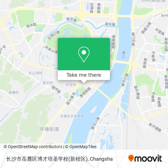 长沙市岳麓区博才培圣学校(新校区) map