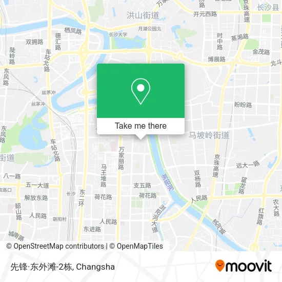 先锋·东外滩-2栋 map