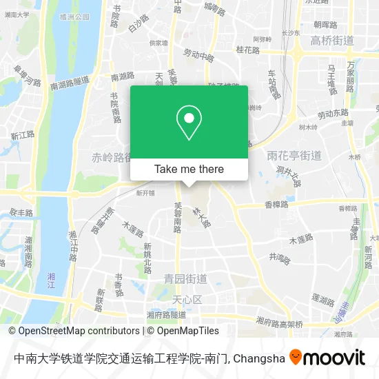 中南大学铁道学院交通运输工程学院-南门 map