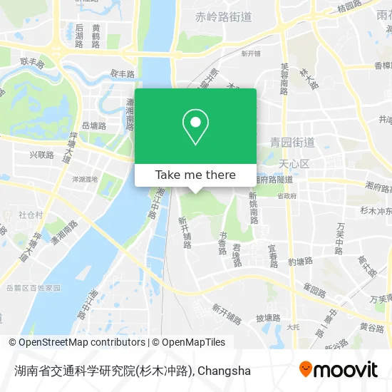 湖南省交通科学研究院(杉木冲路) map