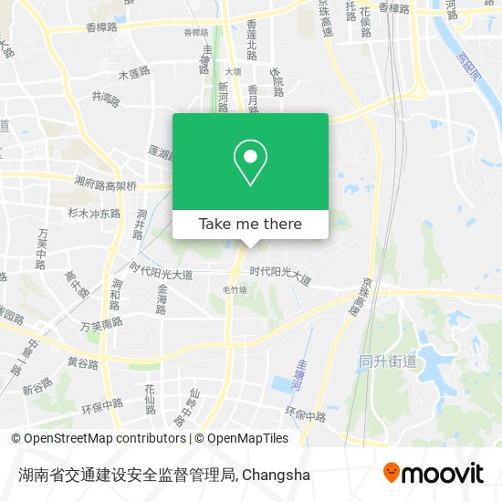 湖南省交通建设安全监督管理局 map