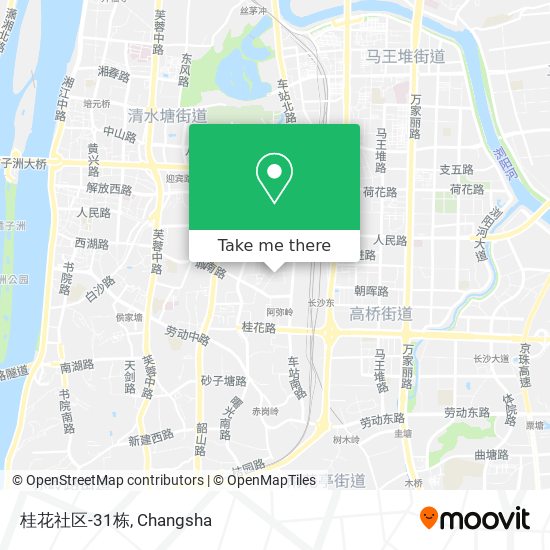 桂花社区-31栋 map
