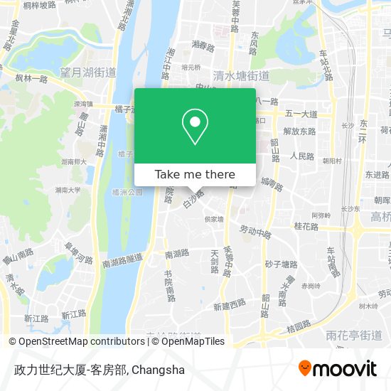 政力世纪大厦-客房部 map