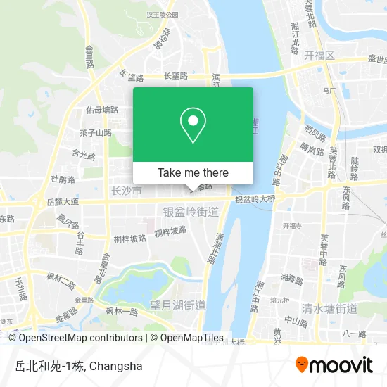 岳北和苑-1栋 map