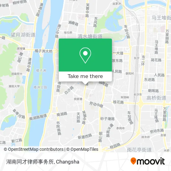 湖南同才律师事务所 map