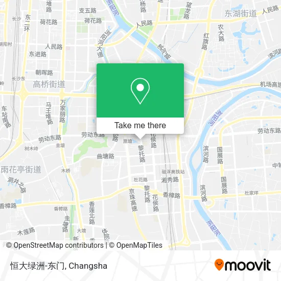 恒大绿洲-东门 map