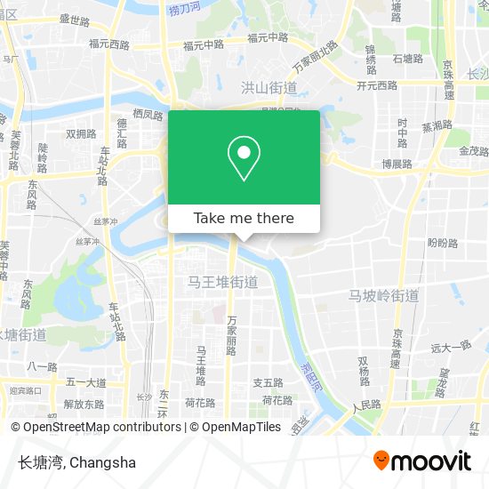 长塘湾 map