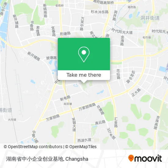 湖南省中小企业创业基地 map