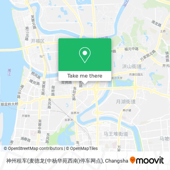 神州租车(麦德龙(中杨华苑西南)停车网点) map