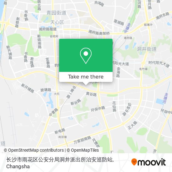 长沙市雨花区公安分局洞井派出所治安巡防站 map