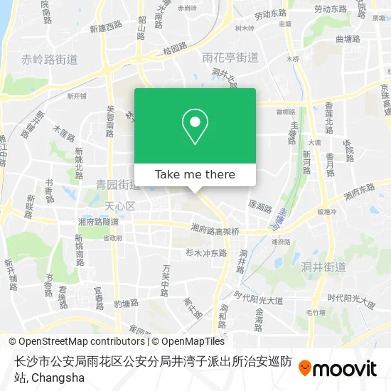 长沙市公安局雨花区公安分局井湾子派出所治安巡防站 map