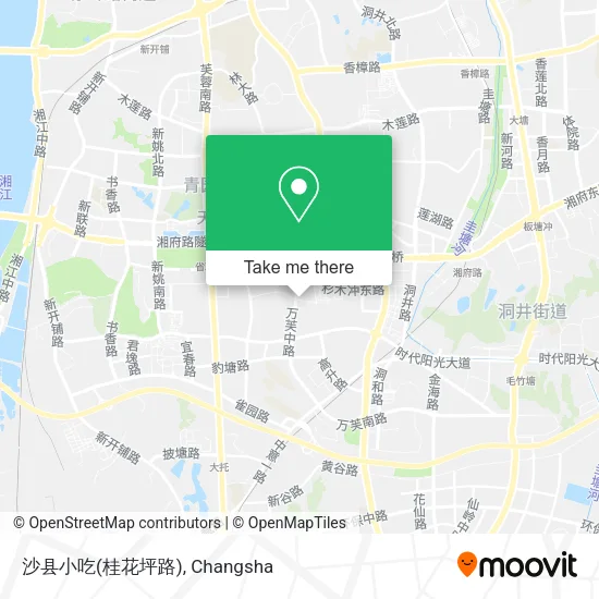 沙县小吃(桂花坪路) map