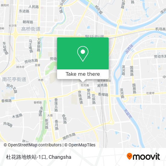 杜花路地铁站-1口 map