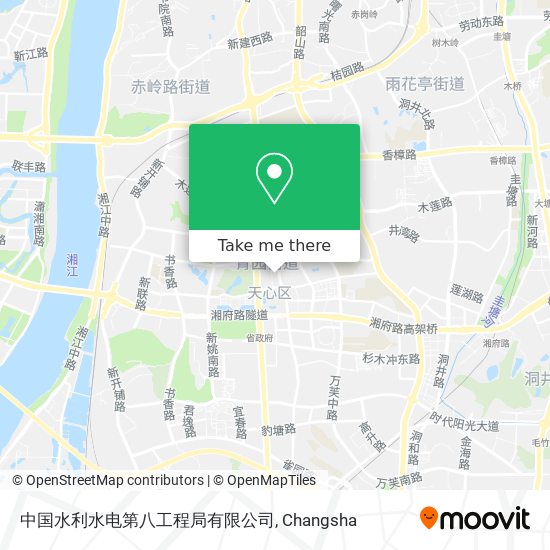 中国水利水电第八工程局有限公司 map