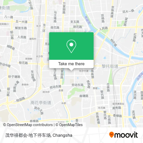 茂华禧都会-地下停车场 map