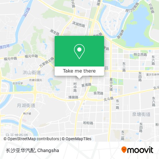 长沙亚华汽配 map