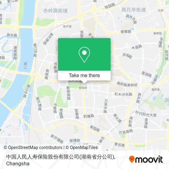 中国人民人寿保险股份有限公司(湖南省分公司) map