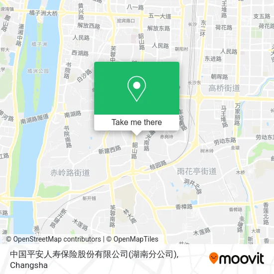 中国平安人寿保险股份有限公司(湖南分公司) map