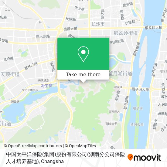 中国太平洋保险(集团)股份有限公司(湖南分公司保险人才培养基地) map