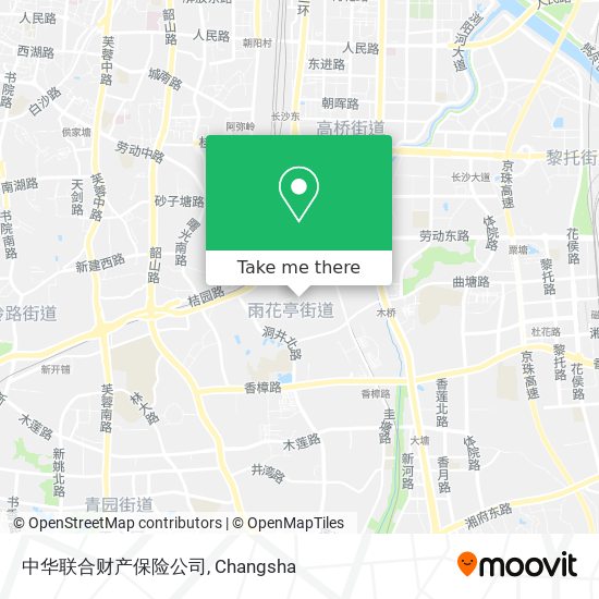 中华联合财产保险公司 map