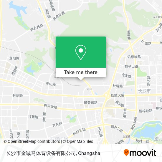 长沙市金诚马体育设备有限公司 map