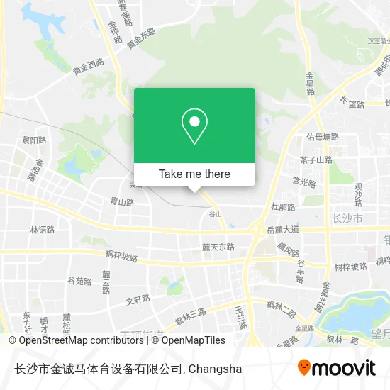 长沙市金诚马体育设备有限公司 map