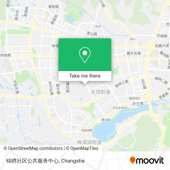 锦绣社区公共服务中心 map