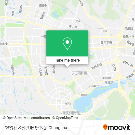 锦绣社区公共服务中心 map