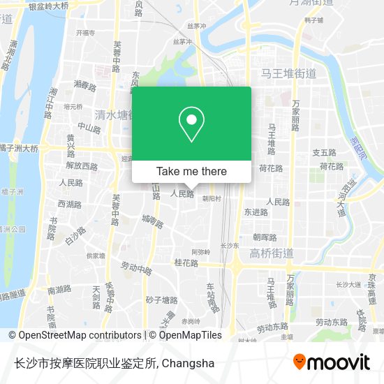长沙市按摩医院职业鉴定所 map