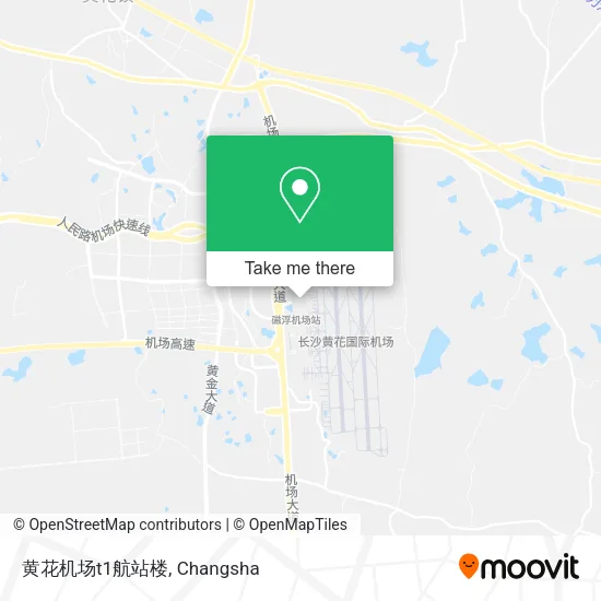 黄花机场t1航站楼 map