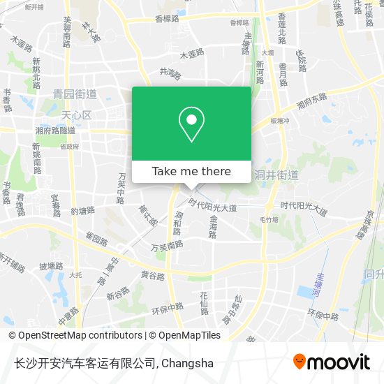 长沙开安汽车客运有限公司 map