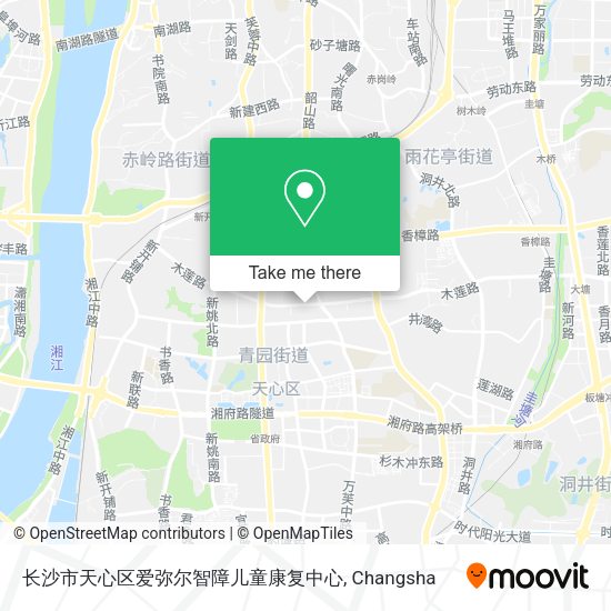 长沙市天心区爱弥尔智障儿童康复中心 map
