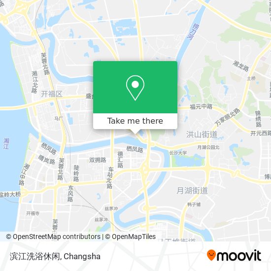 滨江洗浴休闲 map