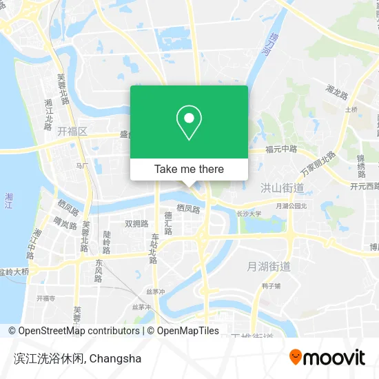 滨江洗浴休闲 map