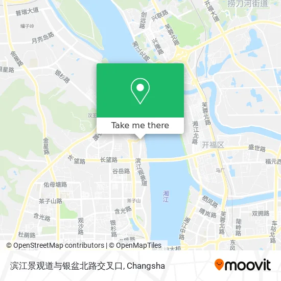 滨江景观道与银盆北路交叉口 map